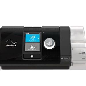ResMed AirSense 10 AutoSet in Black and Silver